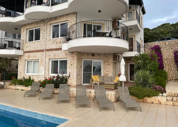 Carpici Kas, Luxury 3 Bed, 3 Bath, Duplex Apartment Kas